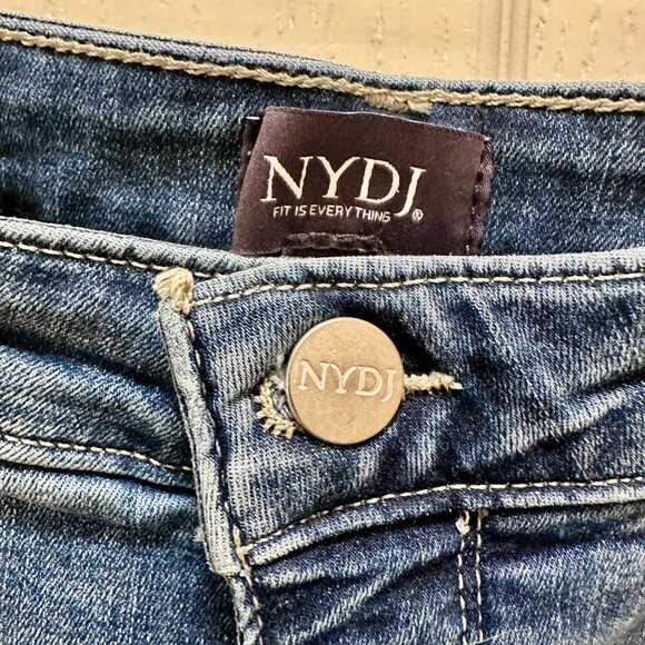 NYDJ Women's Teresa Wide Leg Jean Size 2 Blue Lift X Tuck Technology Very Soft - Picture 7 of 14